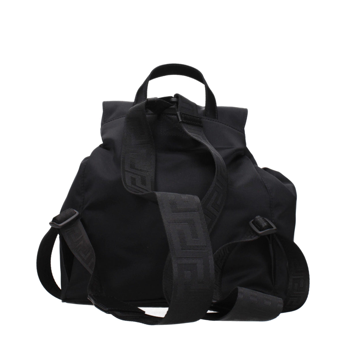 Versace Black Fabric Backpack