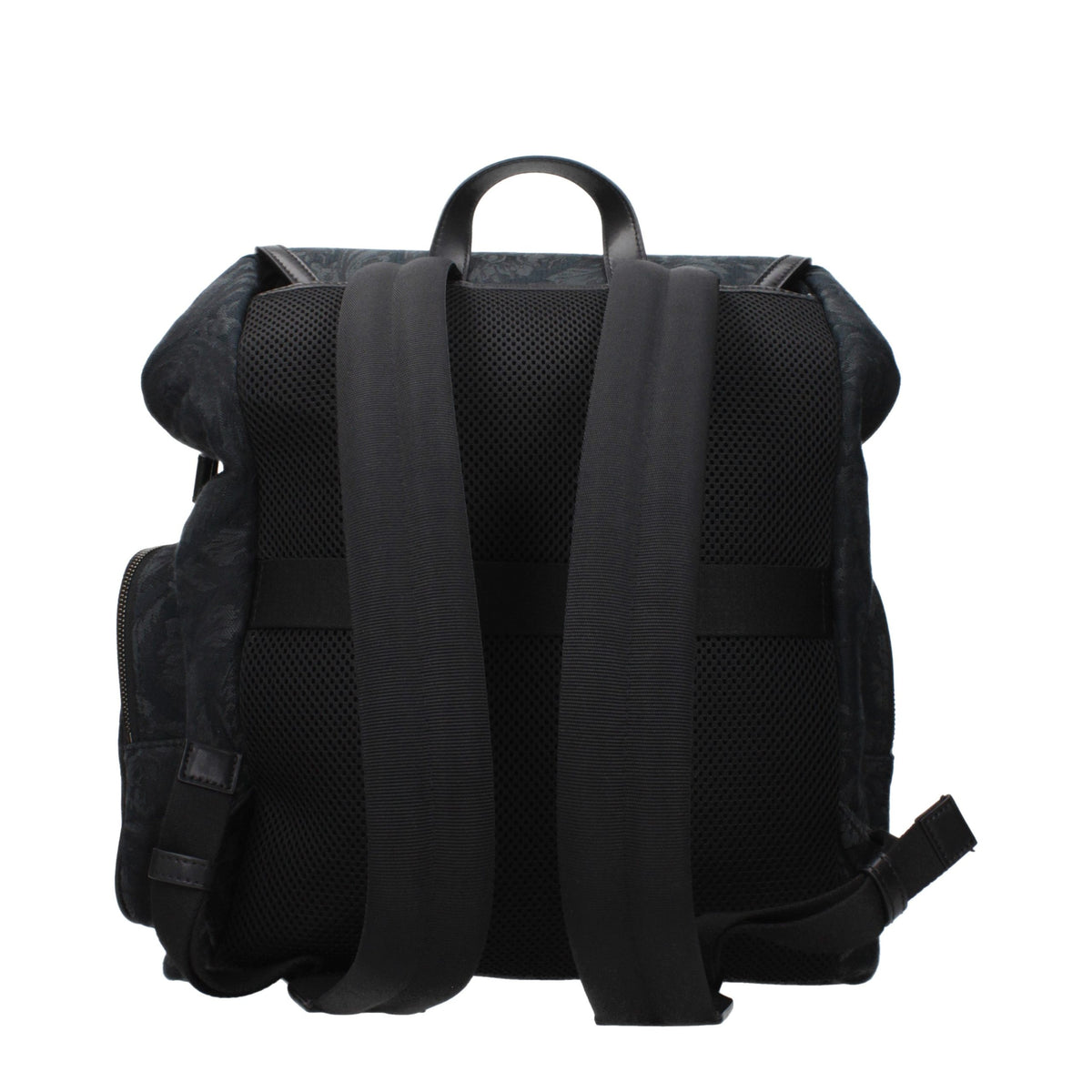 Versace Black Fabric Backpack