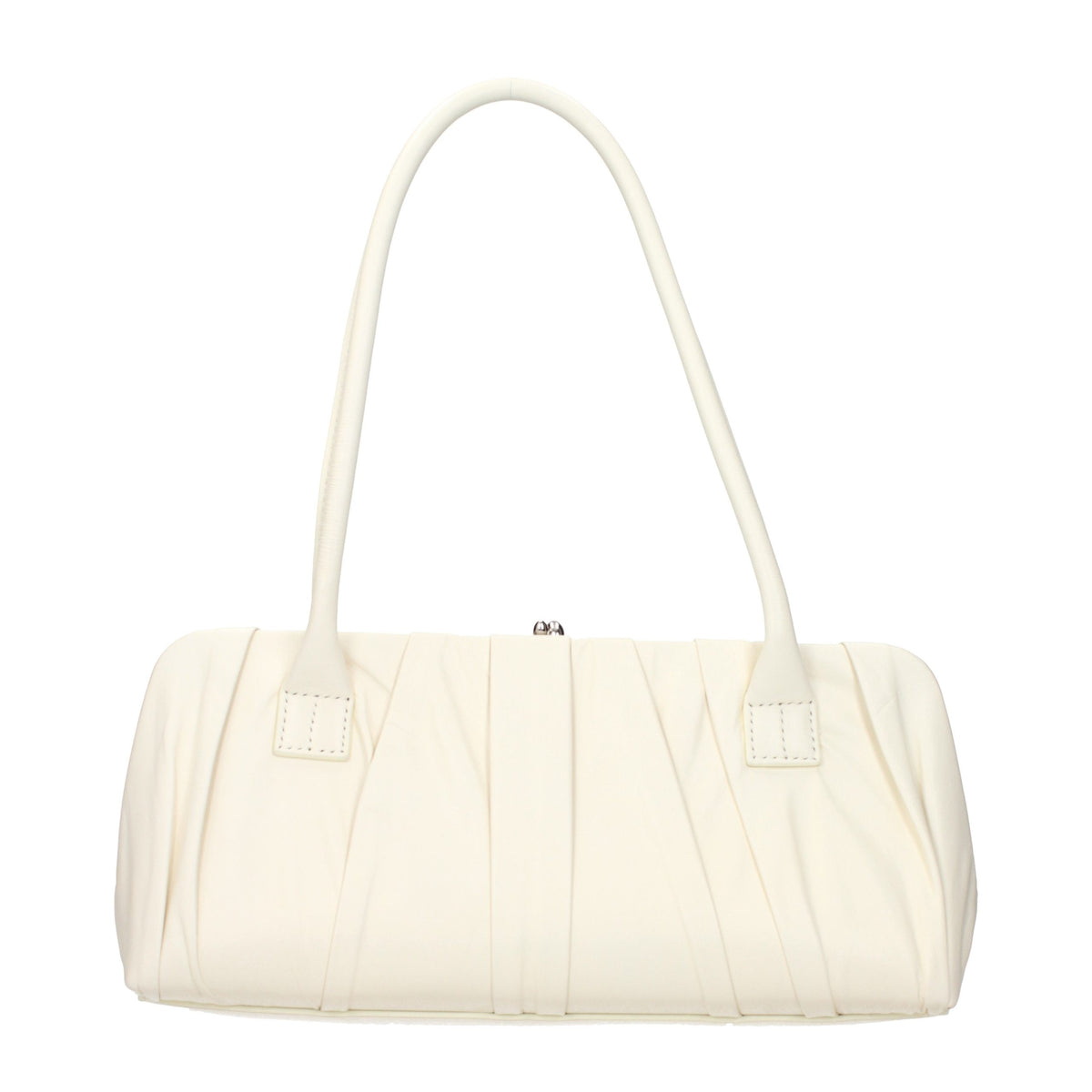 Sac porté épaule Jil Sander en cuir blanc