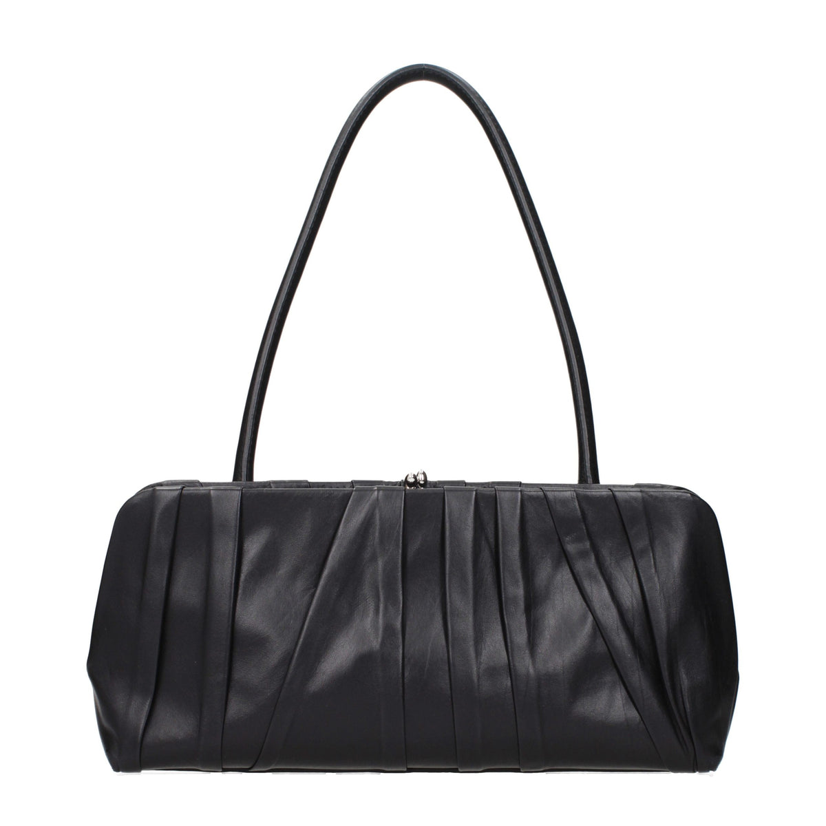Sac bandoulière Jil Sander en cuir noir