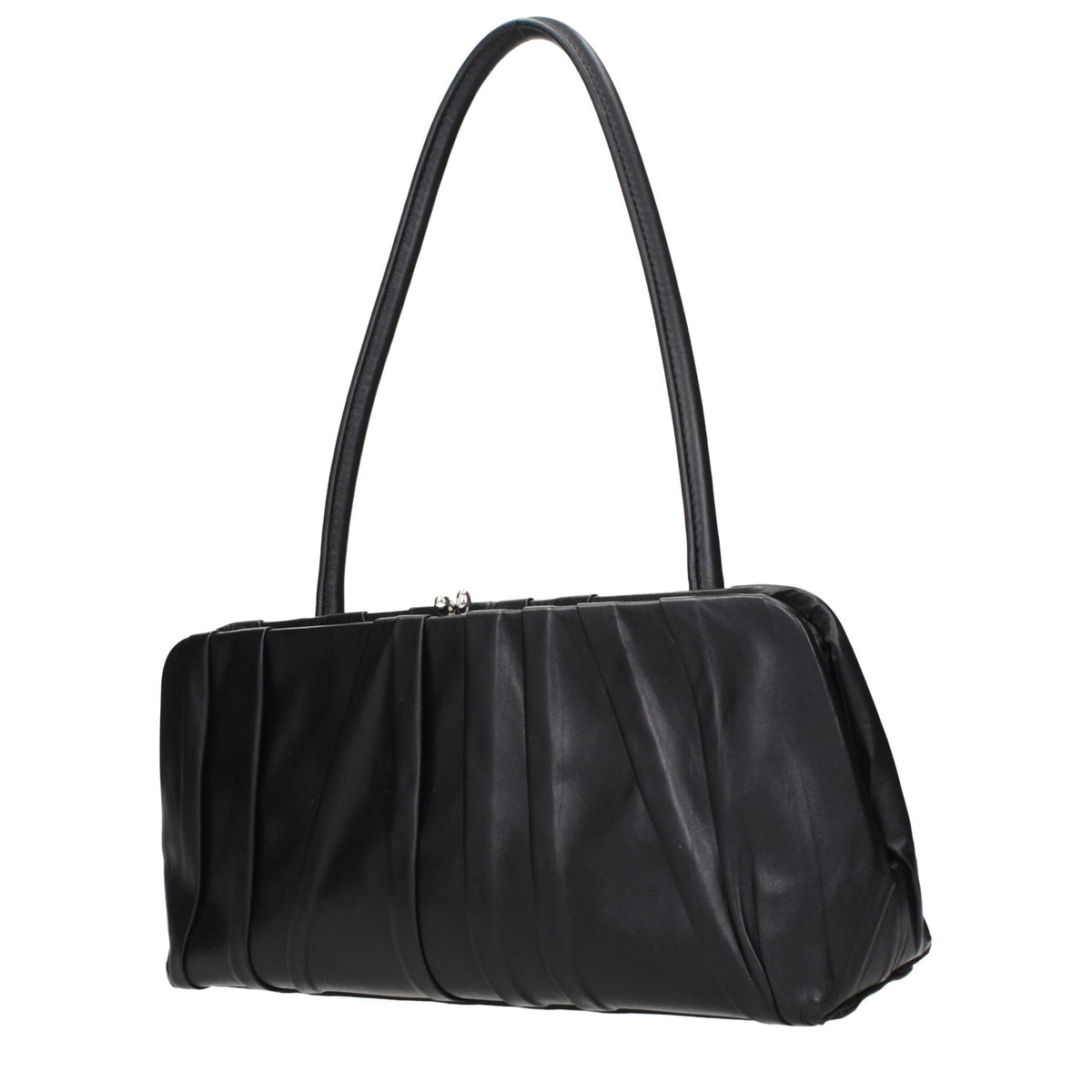 Sac bandoulière Jil Sander en cuir noir