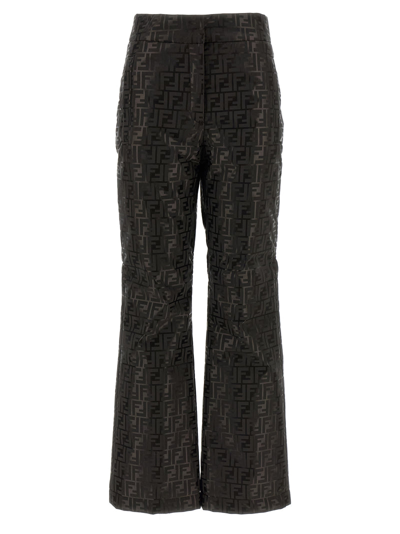 Fendi Brown Cotton Athletic Pants for Women