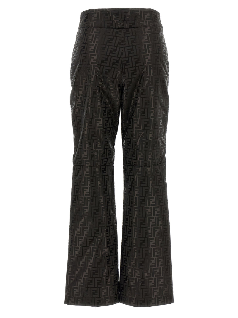 Fendi Brown Cotton Athletic Pants for Women