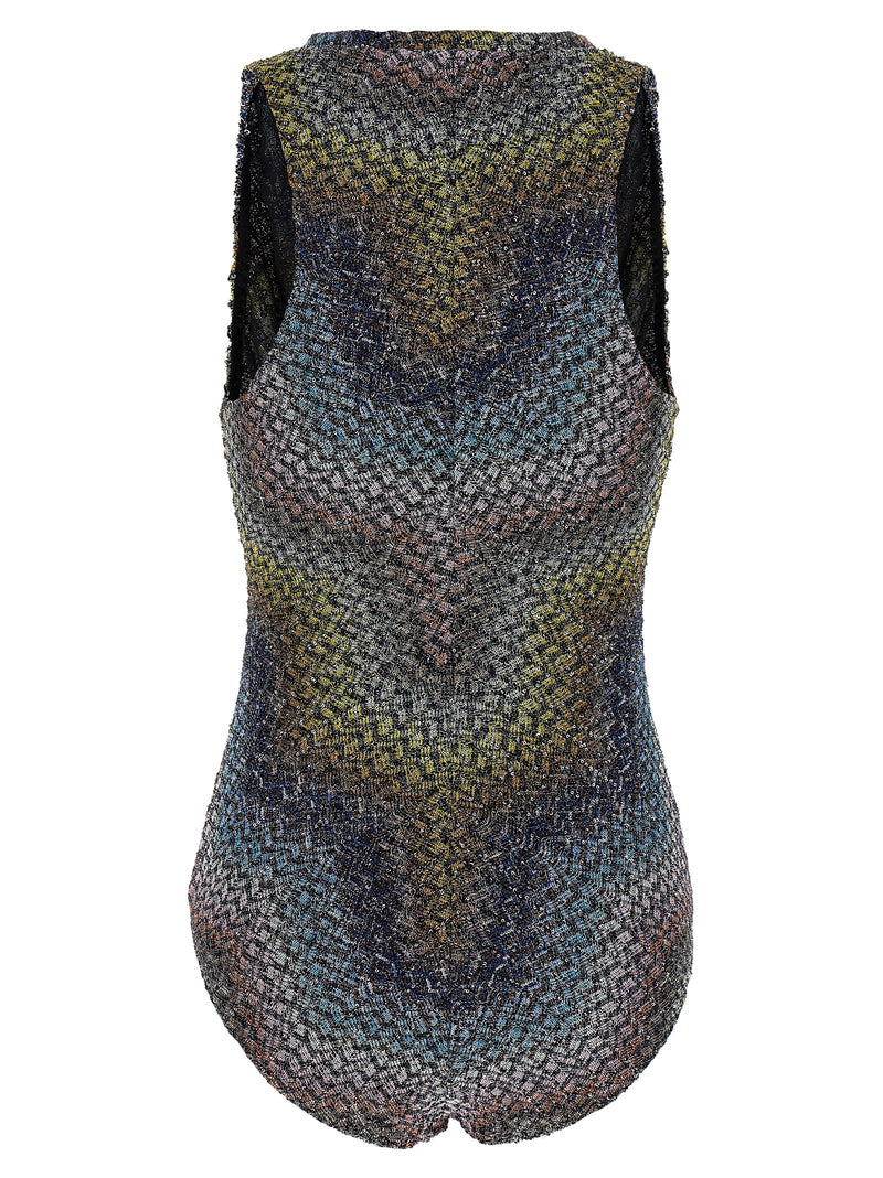 Missoni Multicolor Viscose One-Piece Swimsuit