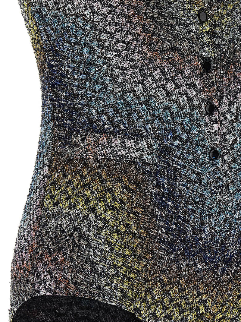 Missoni Multicolor Viscose One-Piece Swimsuit