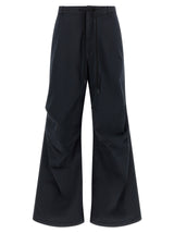 MM6 Maison Margiela Pantalon décontracté en coton bleu