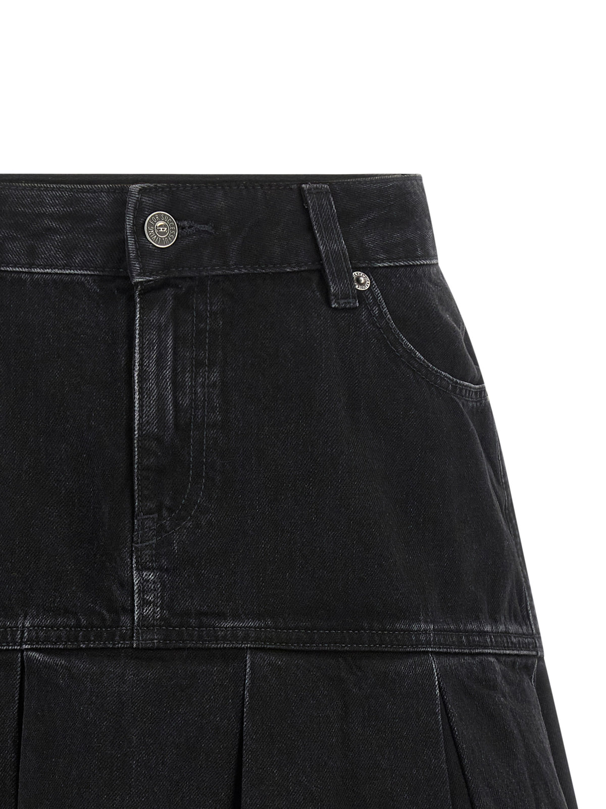 Jupe longue en coton bleu Diesel