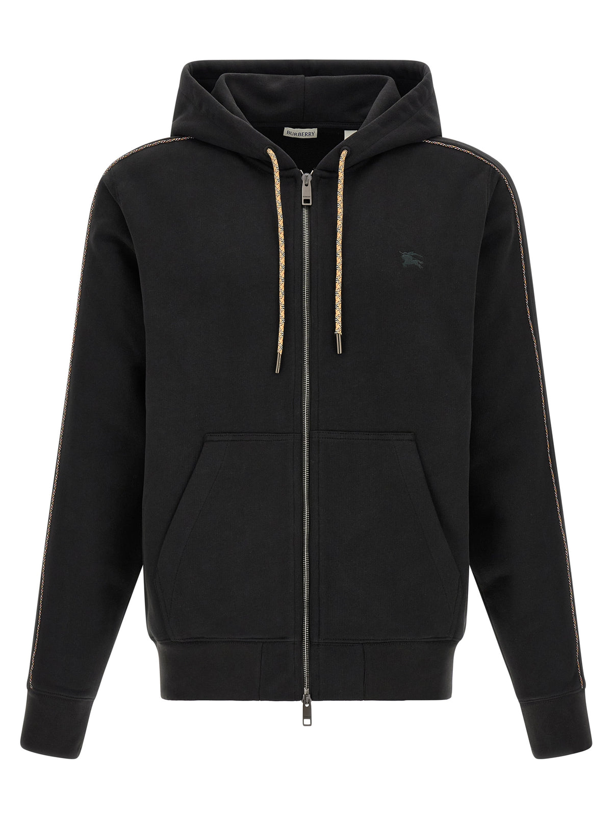 Sweat-shirt en coton noir Burberry