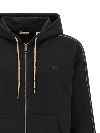 Burberry Black Cotton Sweatshirt