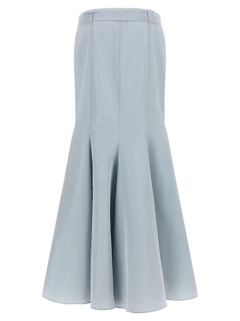 Mini-jupe en polyester bleue PINKO