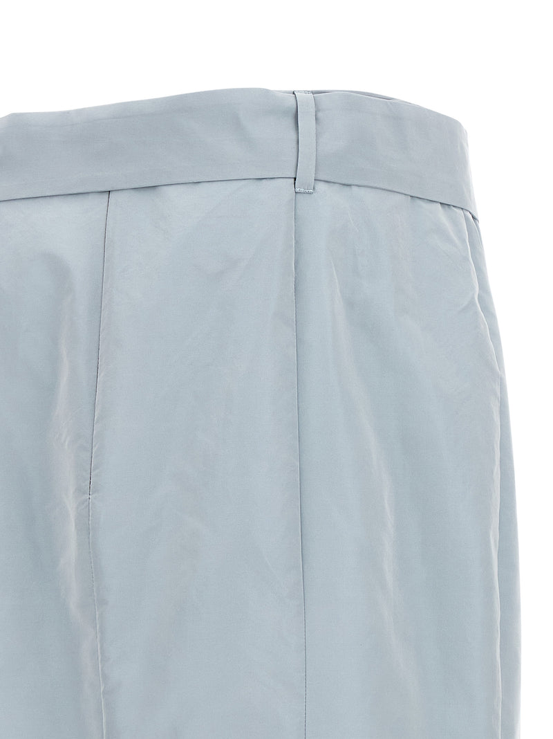 Mini-jupe en polyester bleue PINKO