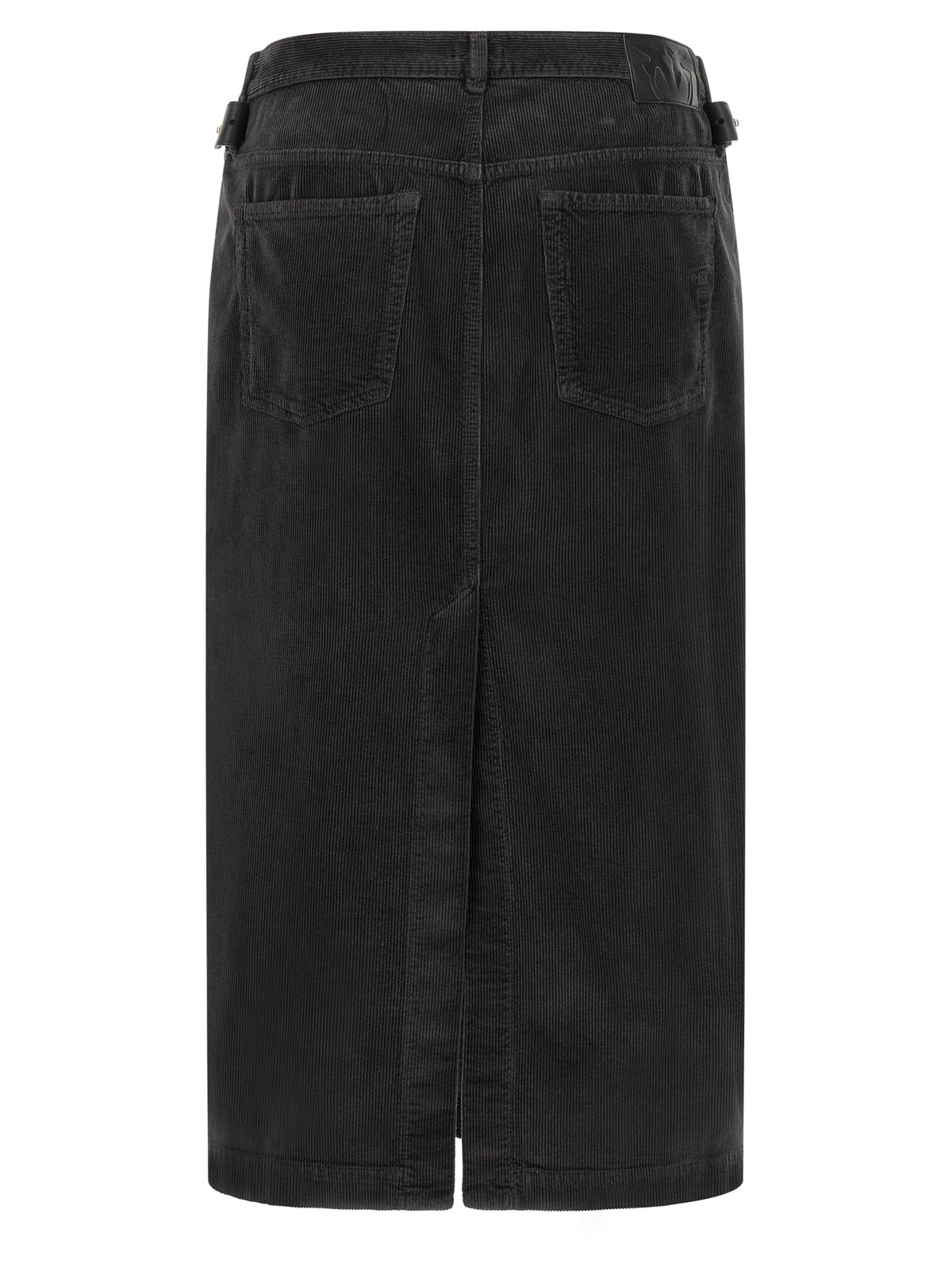 Jupe midi en coton noire PINKO