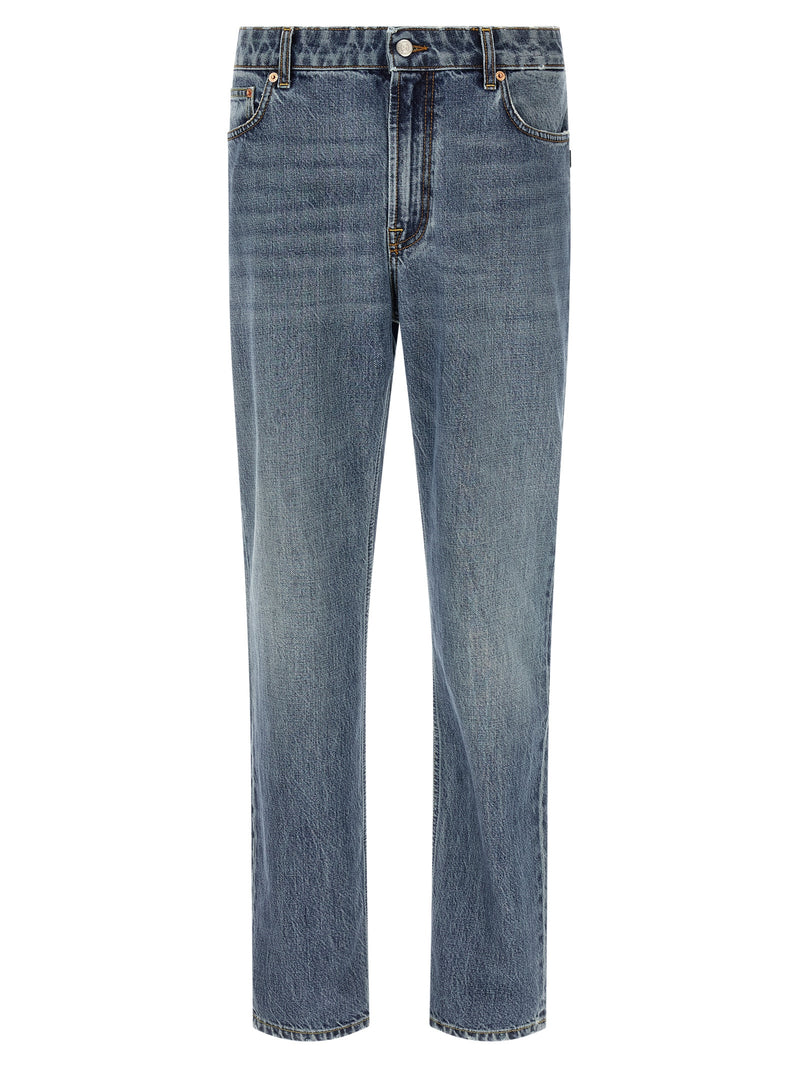 Jeans amples en coton bleu Department 5