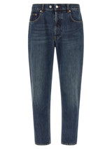 Department 5 Jean fuselé en coton bleu