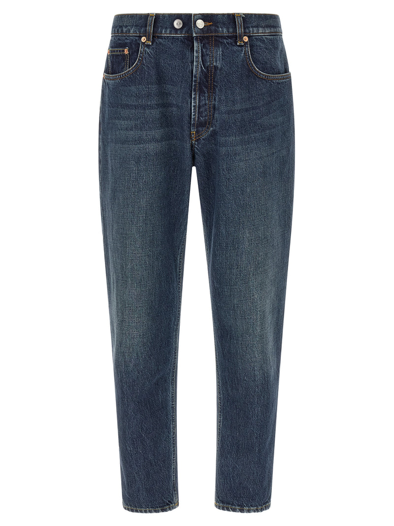 Department 5 Jean fuselé en coton bleu