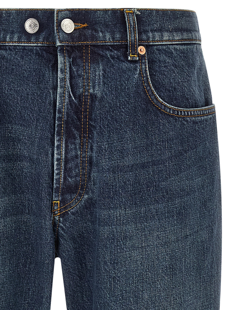 Department 5 Jean fuselé en coton bleu