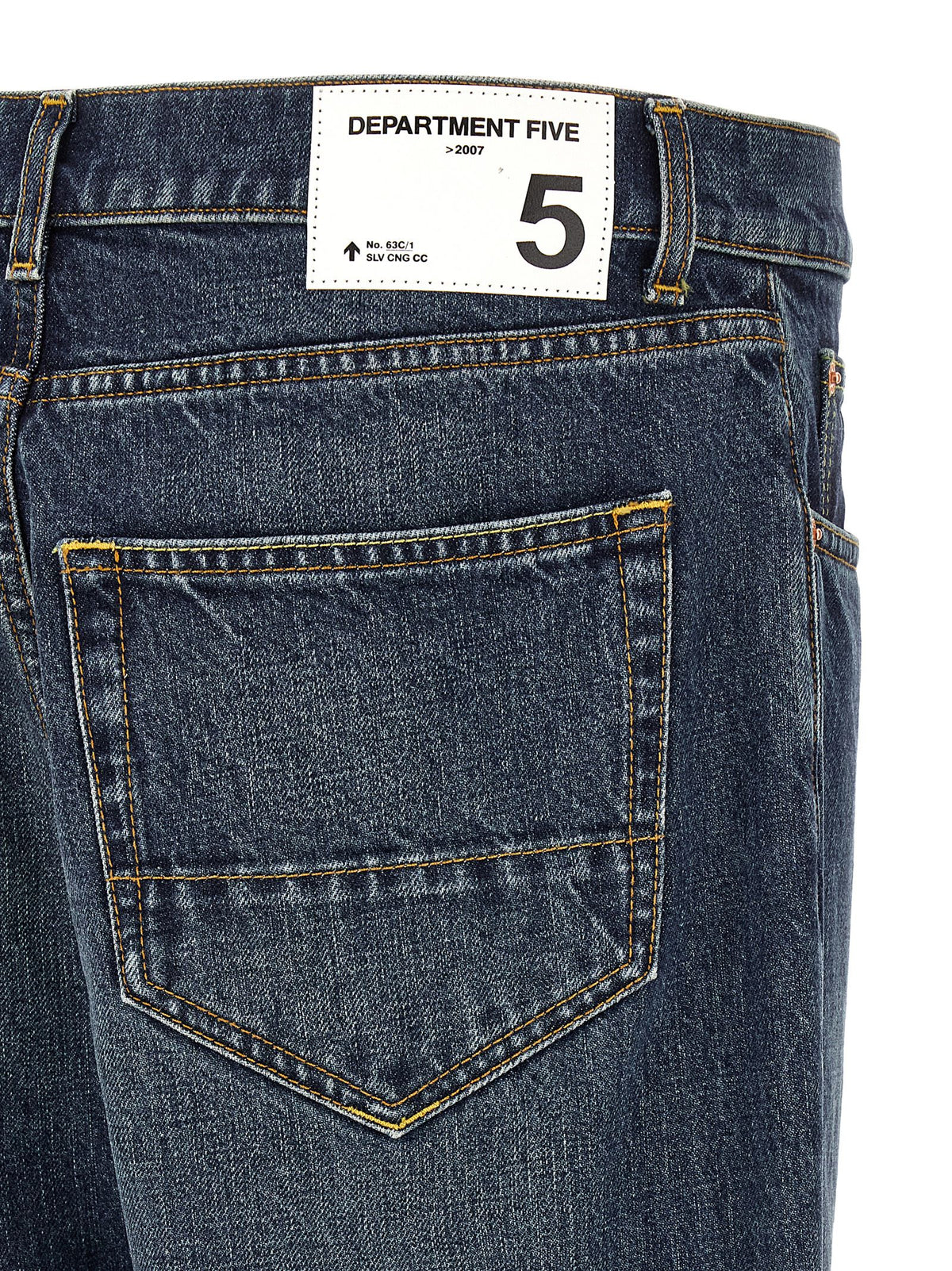 Department 5 Jean fuselé en coton bleu