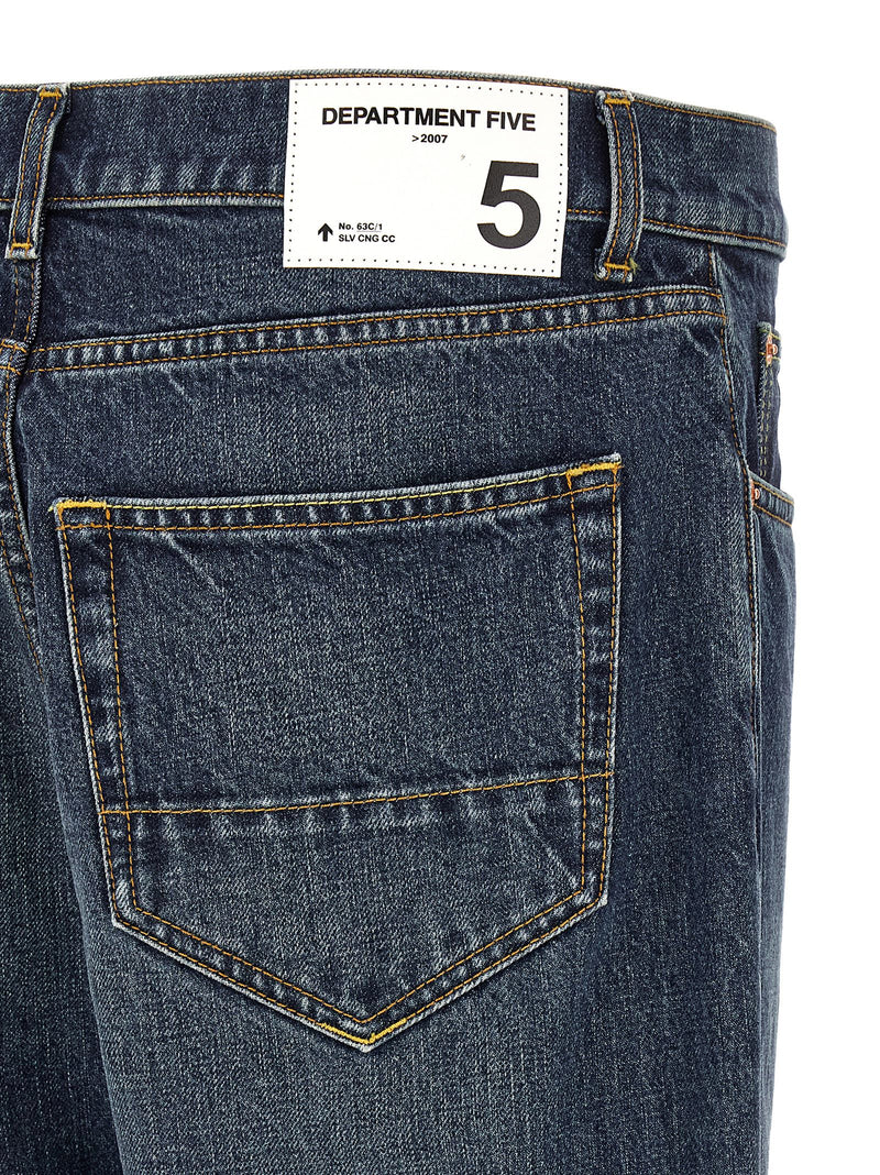 Department 5 Jean fuselé en coton bleu