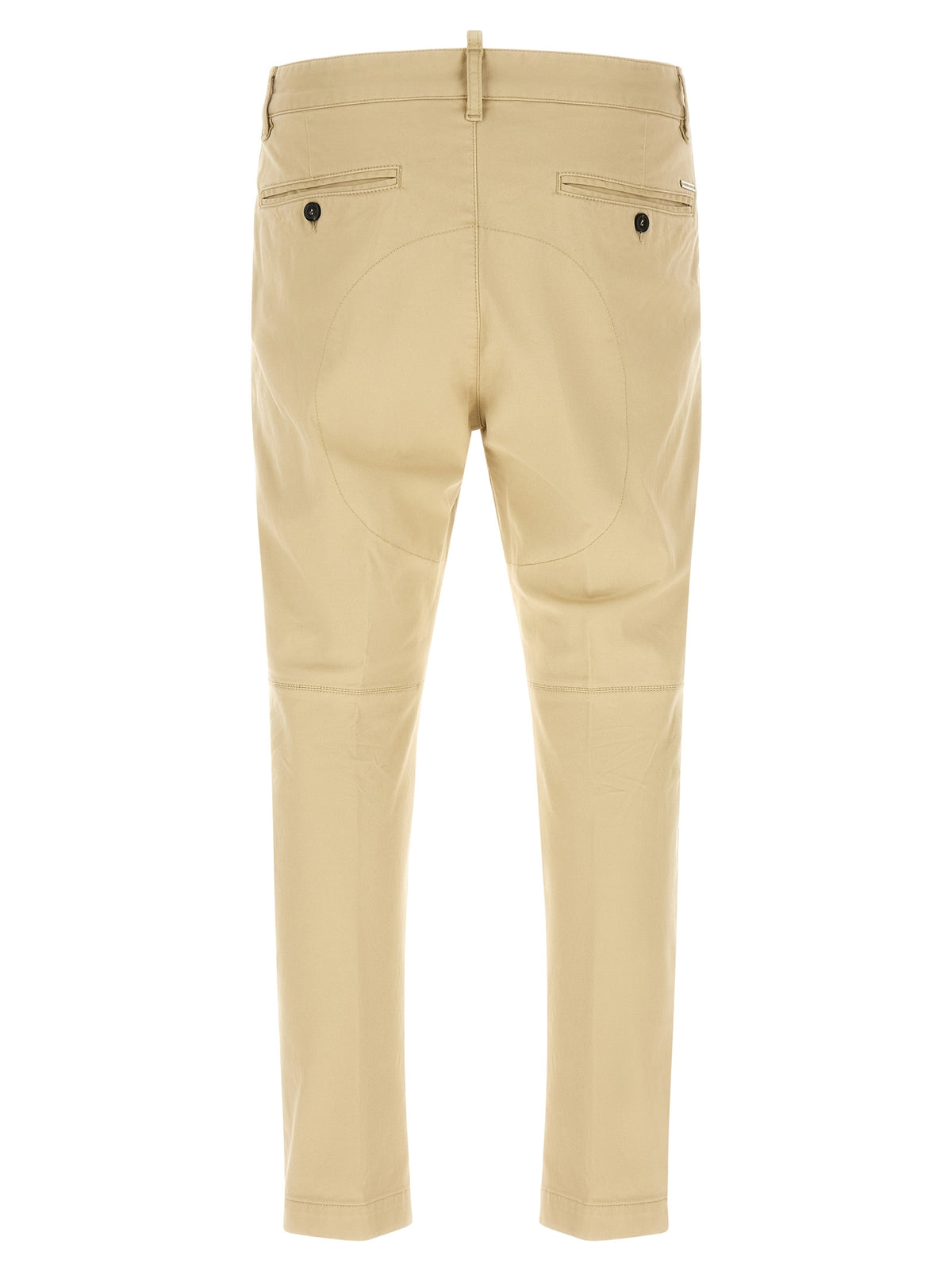 Pantalon cargo en coton beige Dsquared²