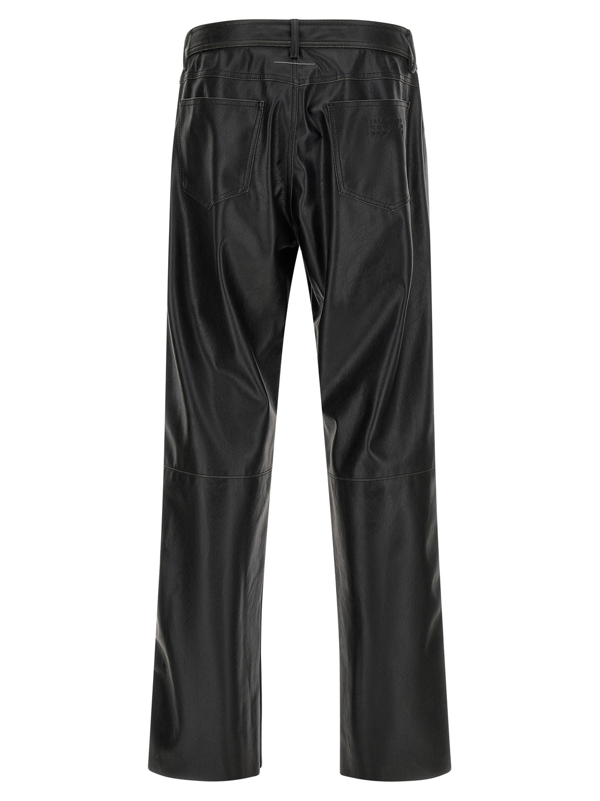MM6 Maison Margiela Black Polyester Casual Pants