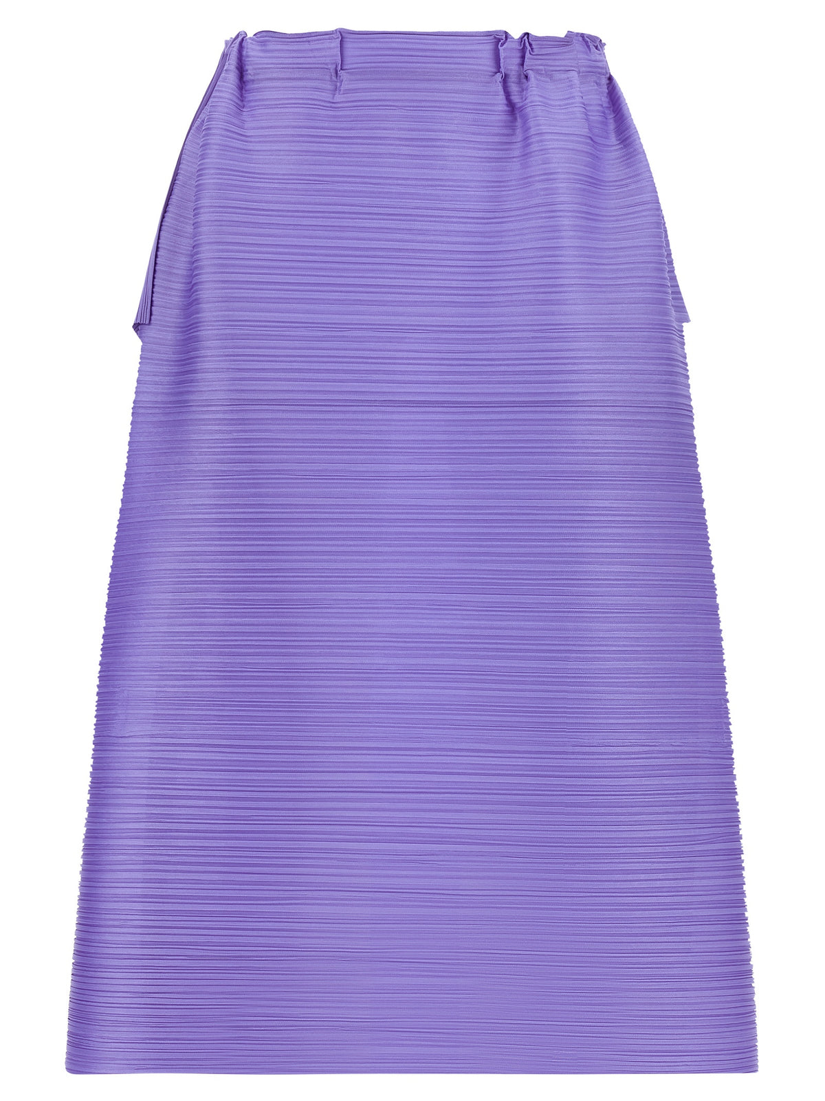 PLEATS PLEASE ISSEY MIYAKE Bouncy Basket Purple Midi Skirt