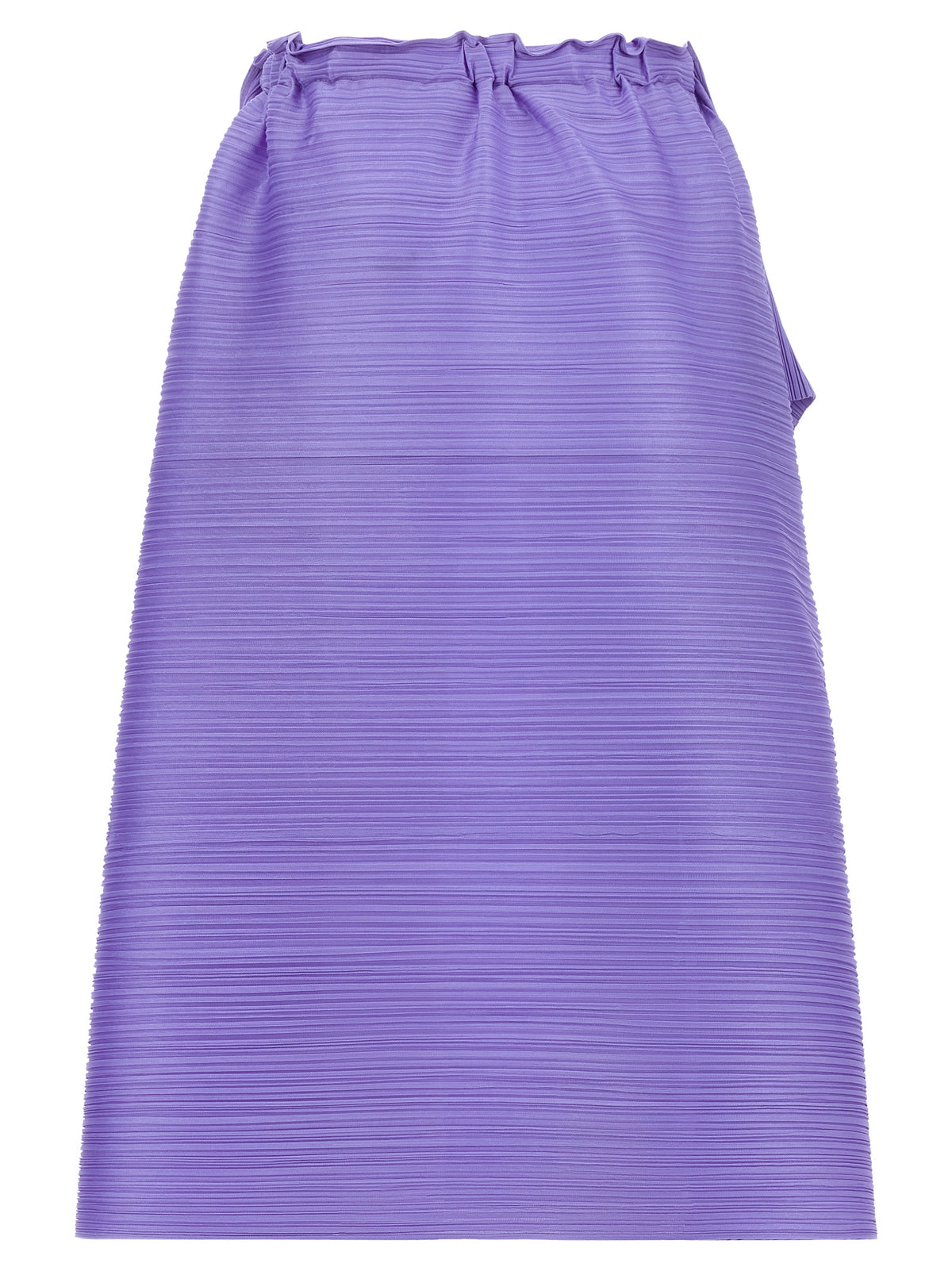 PLEATS PLEASE ISSEY MIYAKE Bouncy Basket Purple Midi Skirt