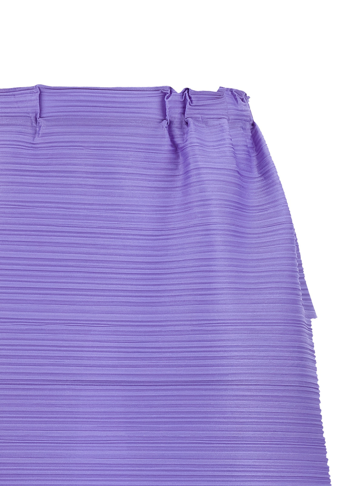 PLEATS PLEASE ISSEY MIYAKE Bouncy Basket Purple Midi Skirt