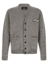 Cardigan Dsquared² en laine grise
