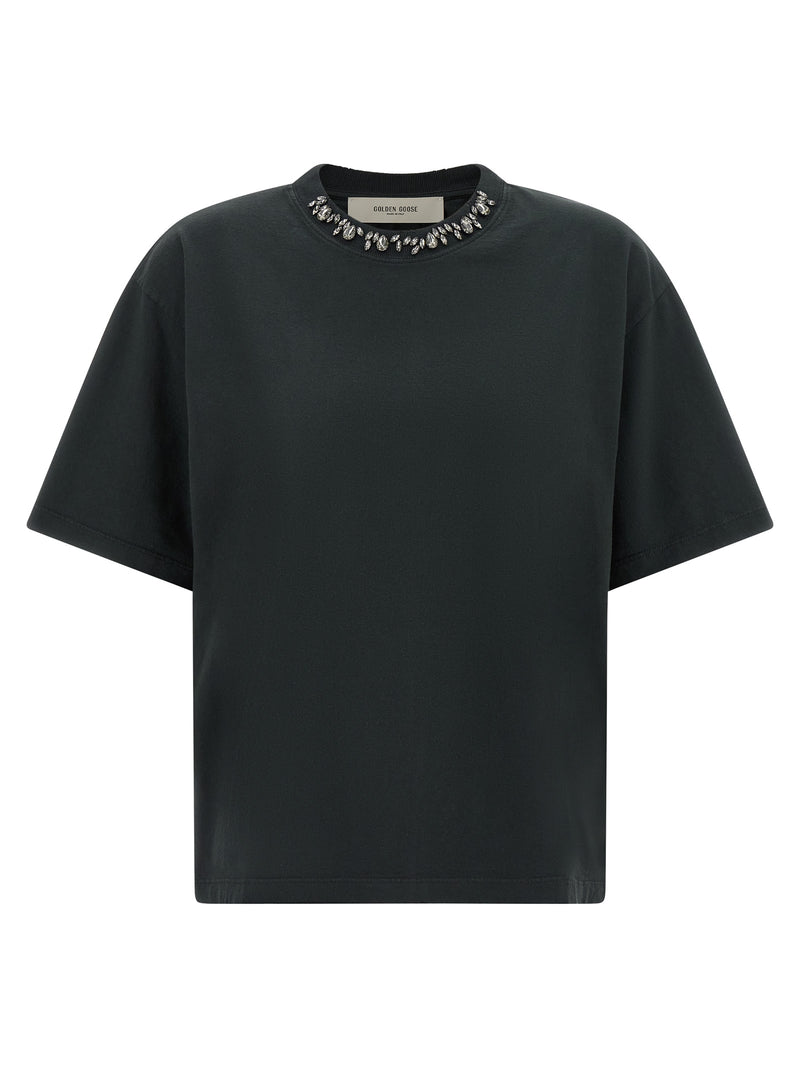Golden Goose Black Cotton T-Shirt