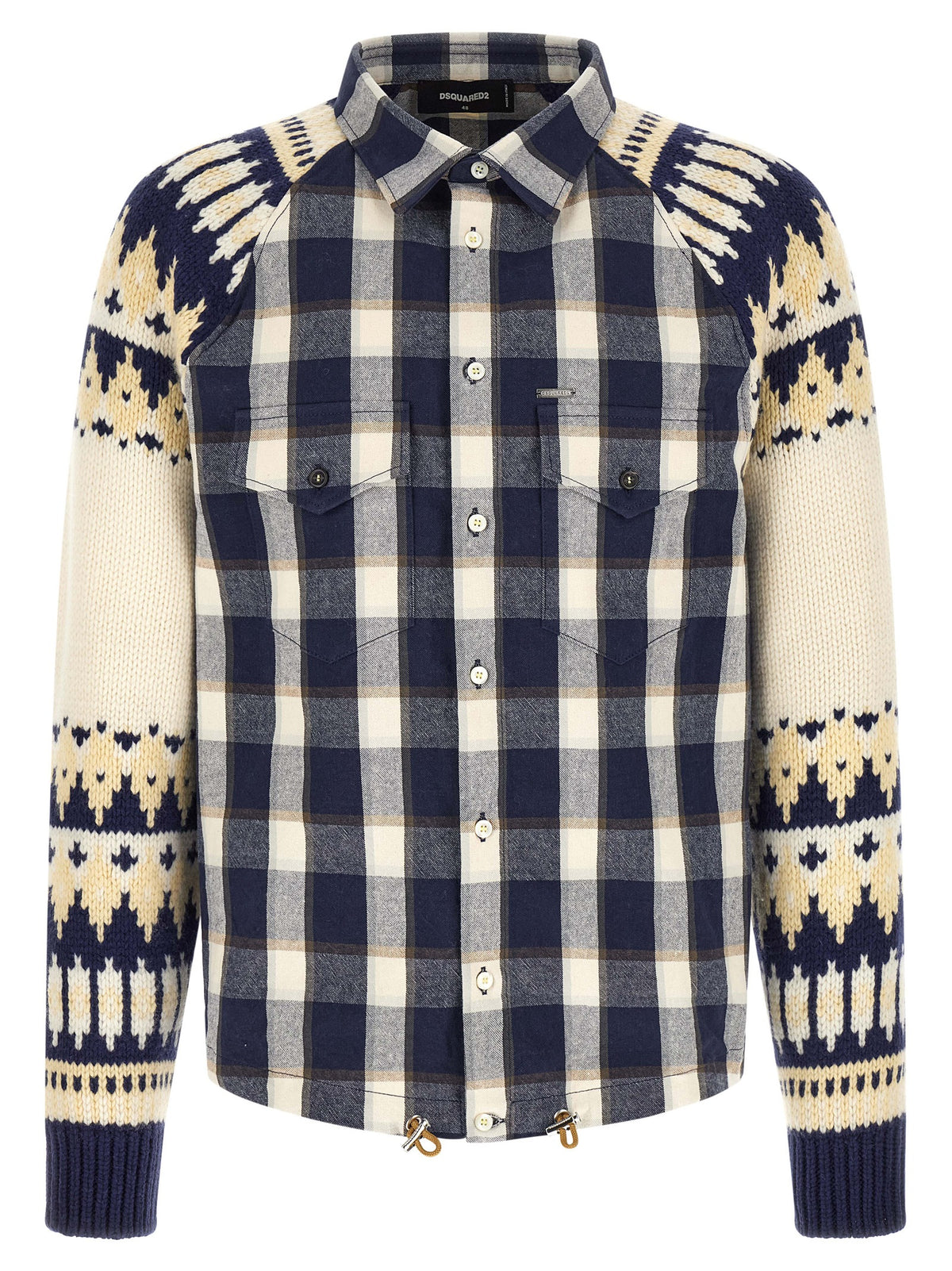 Chemisier en coton multicolore Dsquared²