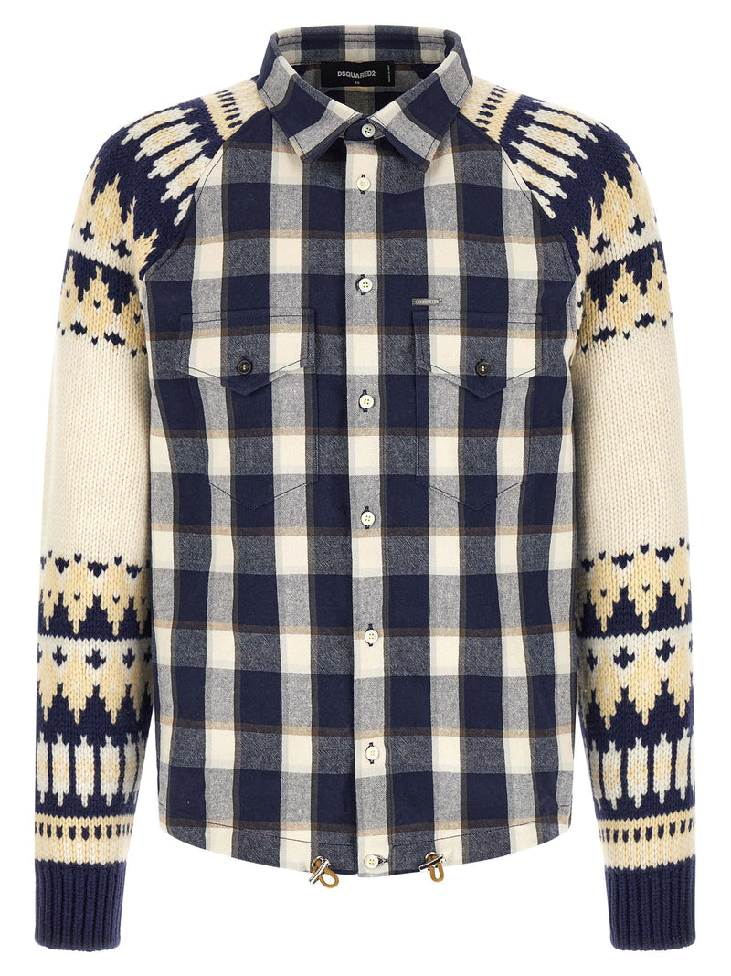 Chemisier en coton multicolore Dsquared²