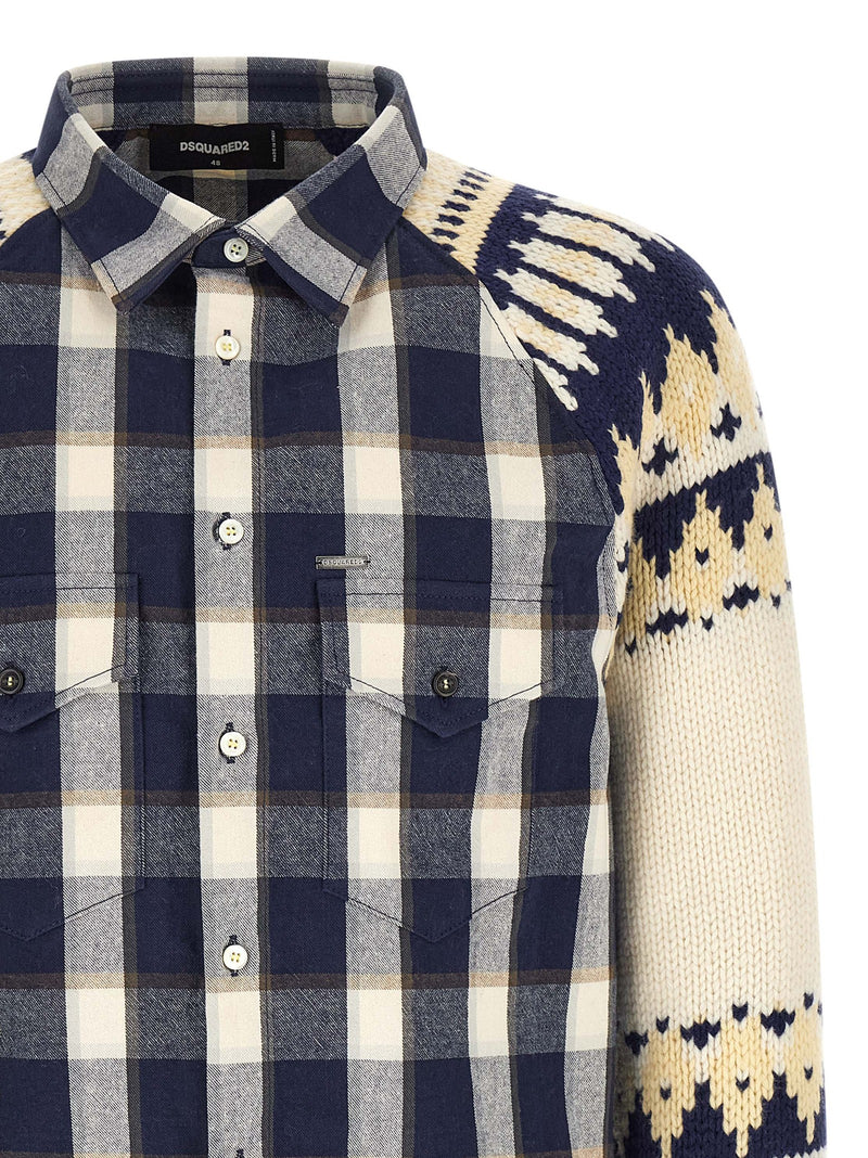 Chemisier en coton multicolore Dsquared²
