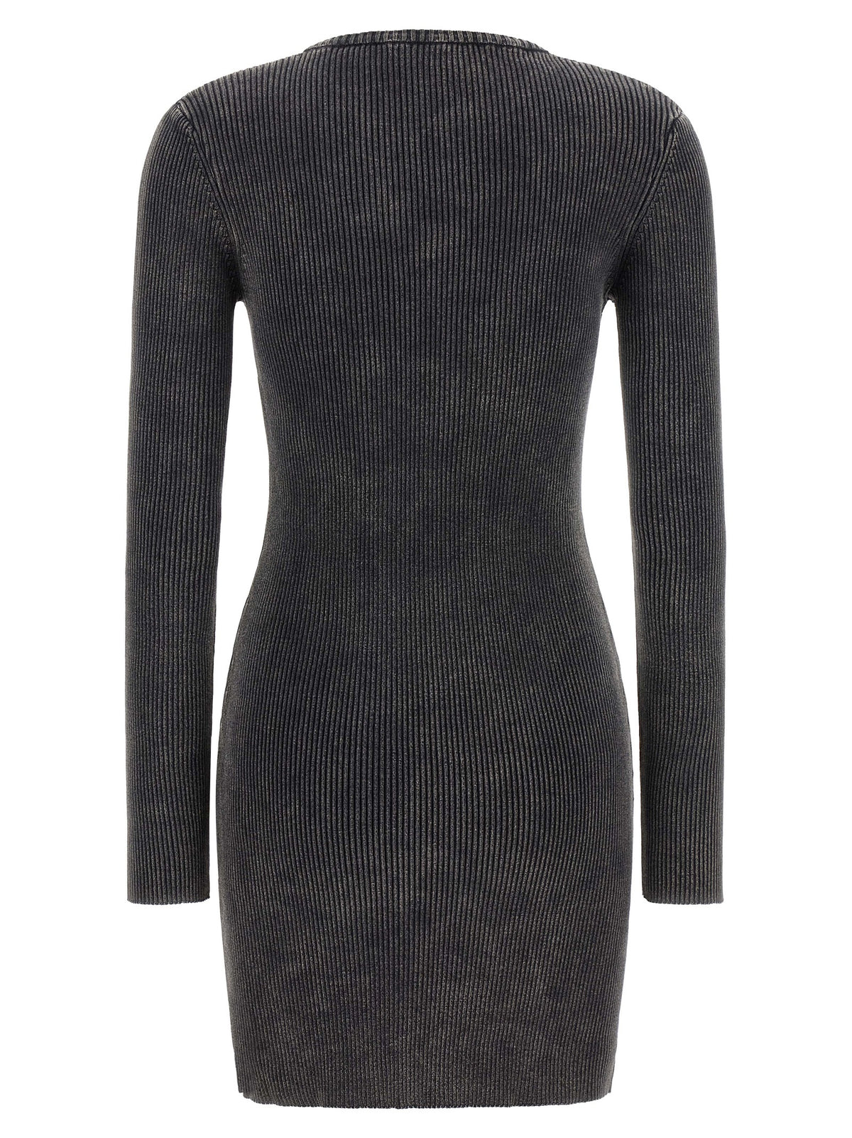 Robe Courte en Coton Noir Diesel
