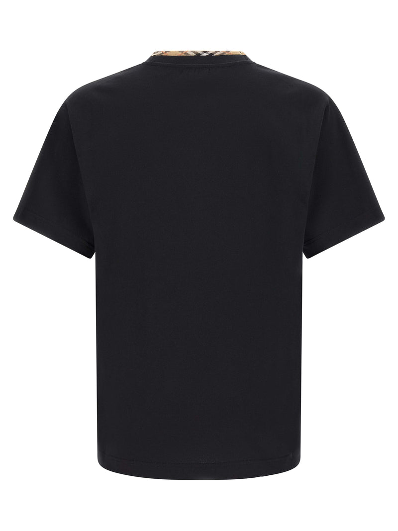 Burberry Black Cotton T-Shirt