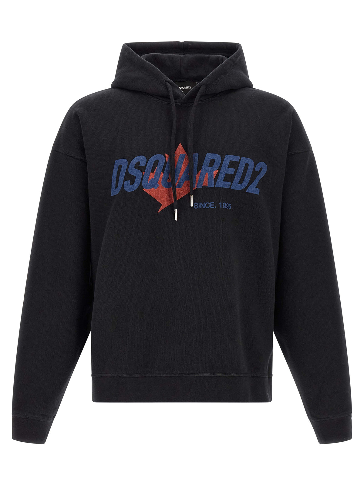Dsquared² Black Cotton Sweatshirt - Effortless Urban Style