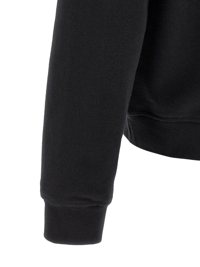 Dsquared² Black Cotton Sweatshirt - Effortless Urban Style