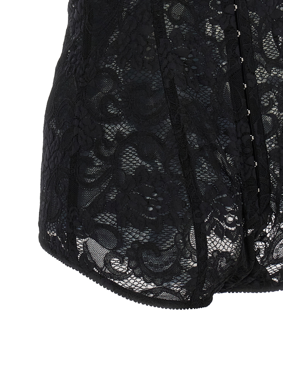 Dolce & Gabbana Black Polyamide Bodysuit