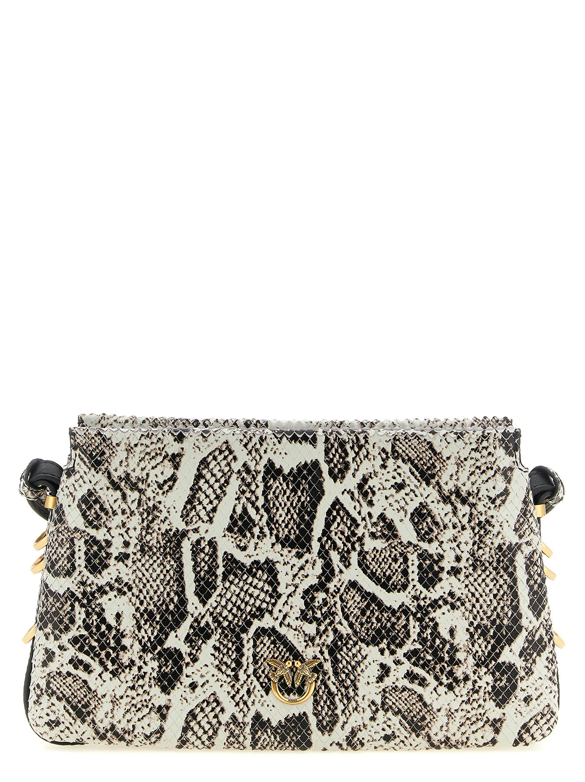PINKO Mini ‘One Two Three Bag’ Multicolor Cowhide Crossbody