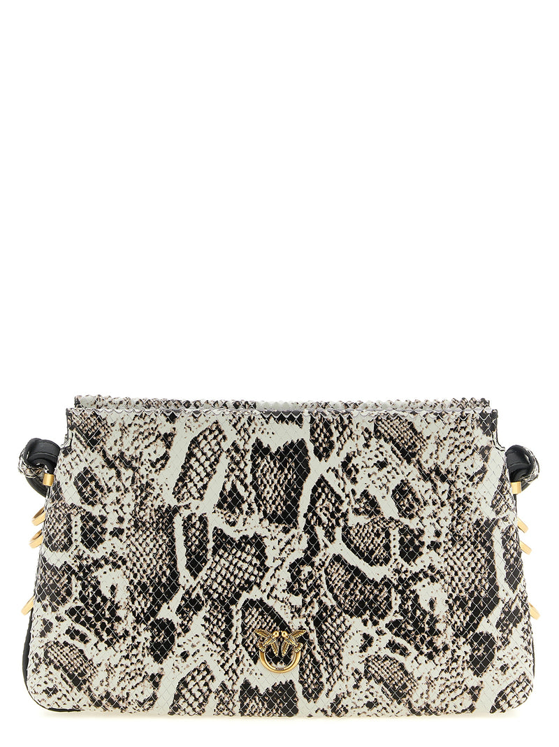 PINKO Mini ‘One Two Three Bag’ Multicolor Cowhide Crossbody