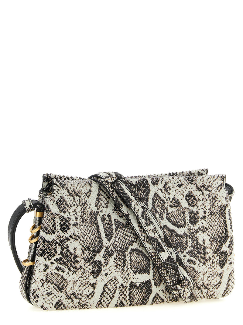 PINKO Mini ‘One Two Three Bag’ Multicolor Cowhide Crossbody