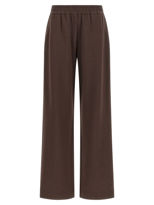 Joggers en coton marron Moncler (Pantalon de sport)