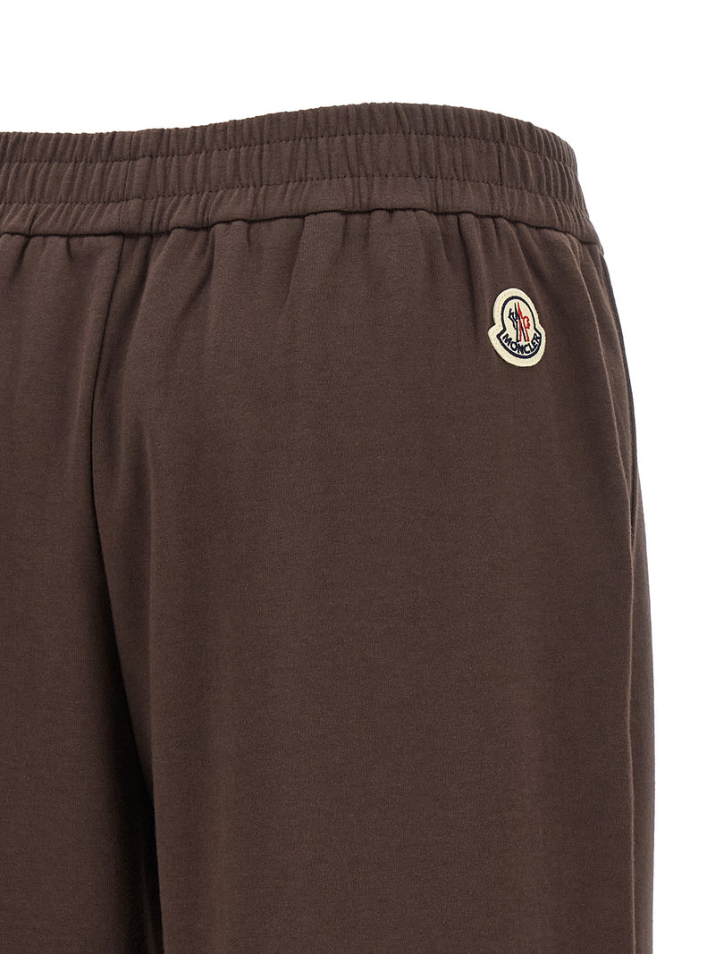 Joggers en coton marron Moncler (Pantalon de sport)