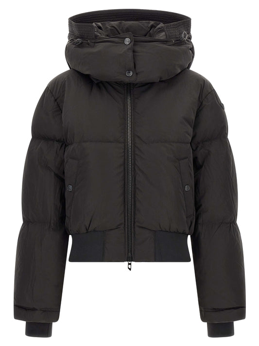Veste longue Diesel en polyamide noir