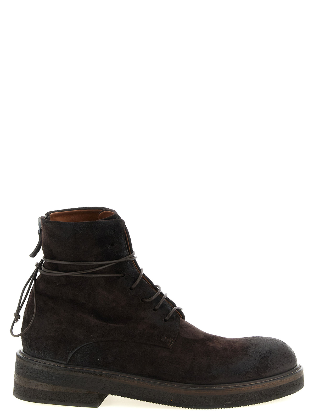 Bottines Chelsea Marsell en cuir de veau marron