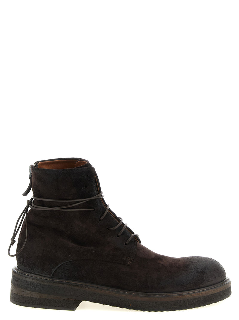 Bottines Chelsea Marsell en cuir de veau marron