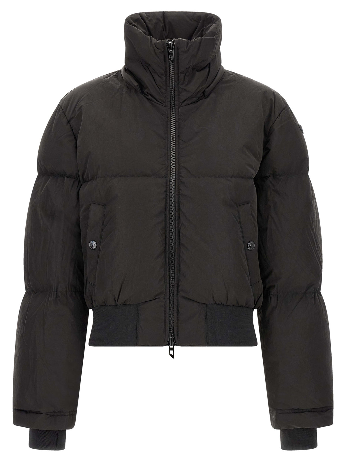 Veste longue Diesel en polyamide noir