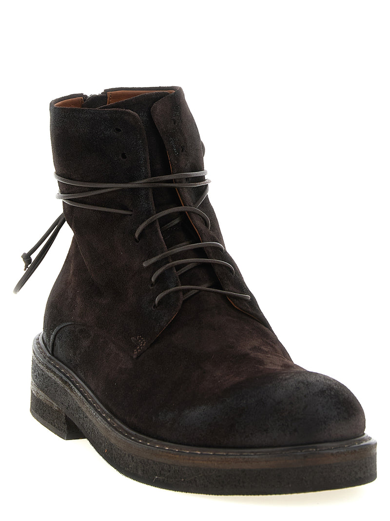 Bottines Chelsea Marsell en cuir de veau marron