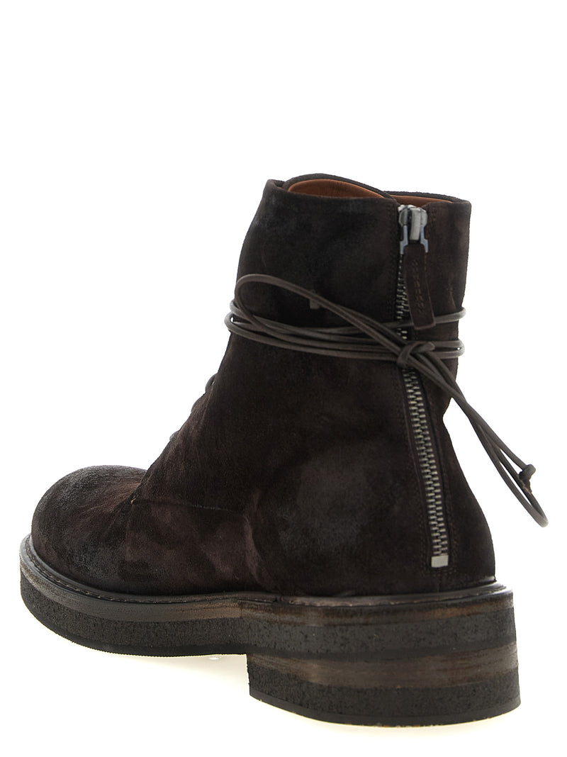 Bottines Chelsea Marsell en cuir de veau marron