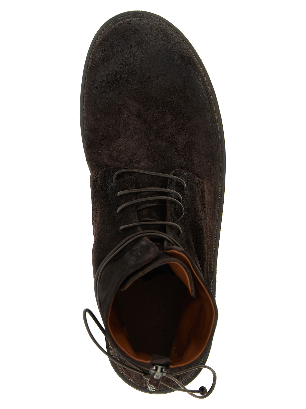 Bottines Chelsea Marsell en cuir de veau marron