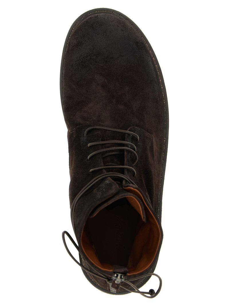 Bottines Chelsea Marsell en cuir de veau marron